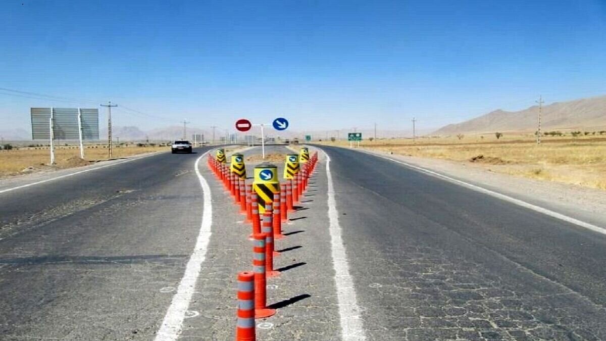 اصلاح نقطه حادثه‌خیز در محور سیرجان - بندرعباس